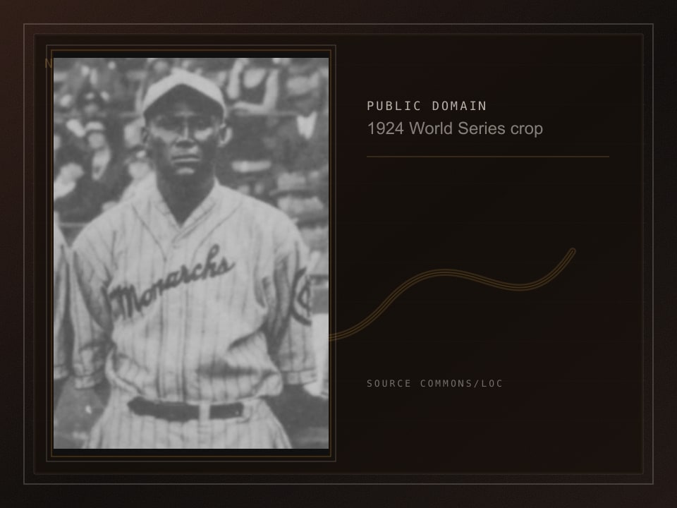 Public-domain archive plate built from a 1924 photograph crop of William Bell Sr.